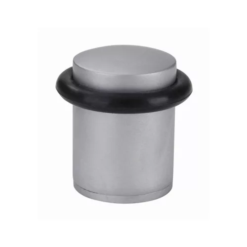 Ajtóütköző átmérő 27x38mm csavarozható matt króm