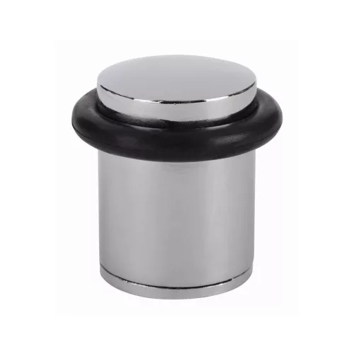 Ajtóütköző átmérő 35x39mm csavarozható króm