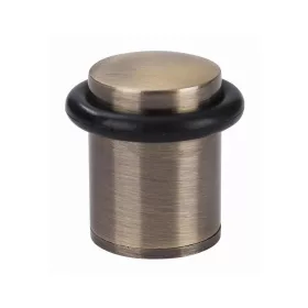   Ajtóütköző átmérő 25x38mm csavarozható antik sárgaréz