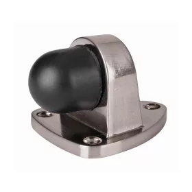 Ajtóütköző 69x46x53mm csavarozható szatén nikkel