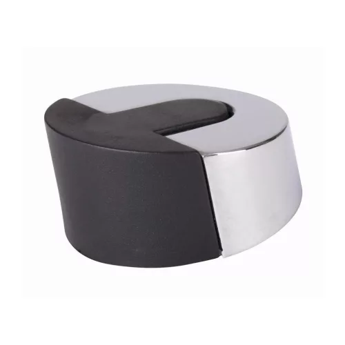 Ajtóütköző átmérő 46x26mm csavarozható króm