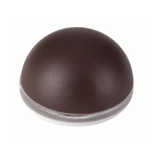 Ajtóütköző 22 mm átmérőjű öntapadós barna