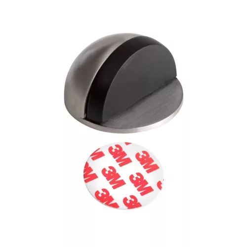 Ajtóütköző 44x25 mm átmérőjű öntapadós rozsdamentes acél