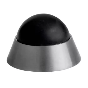   Ajtóütköző átmérője 40x25mm csavarozható szálcsiszolt rozsdamentes acél