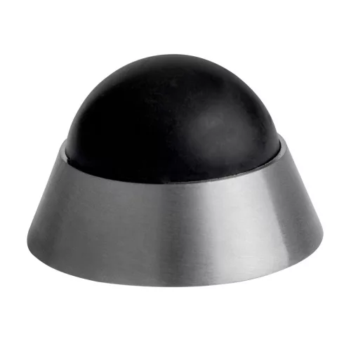 Ajtóütköző átmérője 40x25mm csavarozható szálcsiszolt rozsdamentes acél