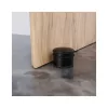 Ajtóütköző átmérője 90x75mm 12kg szabadon álló fekete