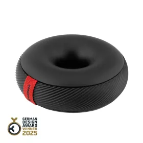   Ajtóütköző DOORNUT átmérő 106x42mm 083 kg szabadon álló matt fekete