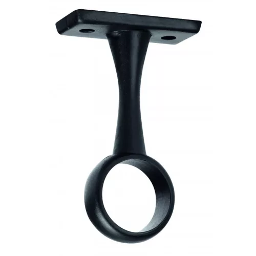 Ruhatartó rúd felső rögzítéssel 20 mm átmérőjű végigfutó fekete