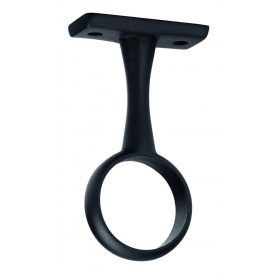   Ruhatartó rúd felső rögzítéssel 25 mm átmérőjű végigfutó fekete