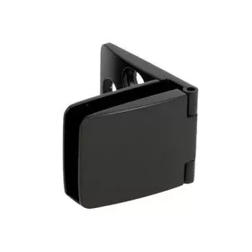 Bútorpánt üvegajtókhoz fekete kiadás 1 pár