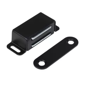 Bútormágnes 4 kg rozsdamentes acél fekete 2 db.