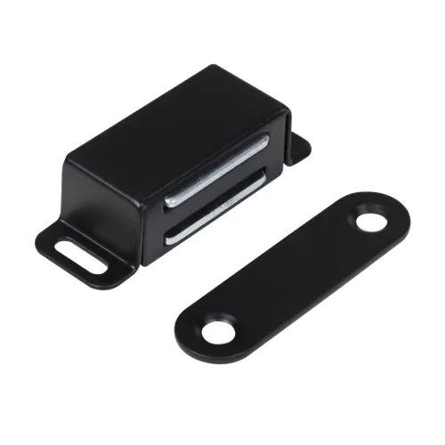 Bútormágnes 4 kg rozsdamentes acél fekete 2 db.