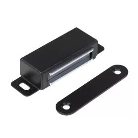 Bútormágnes 15 kg rozsdamentes acél fekete 2 db.