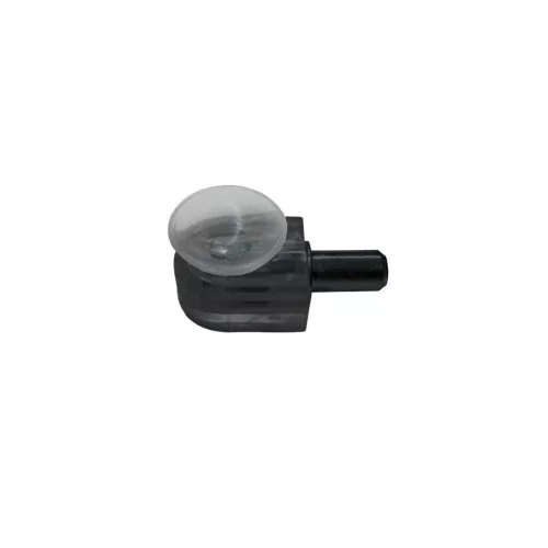 Üvegpolc tartó átmérő 5mm tapadókoronggal tűhossz 9mm fekete 8 db.