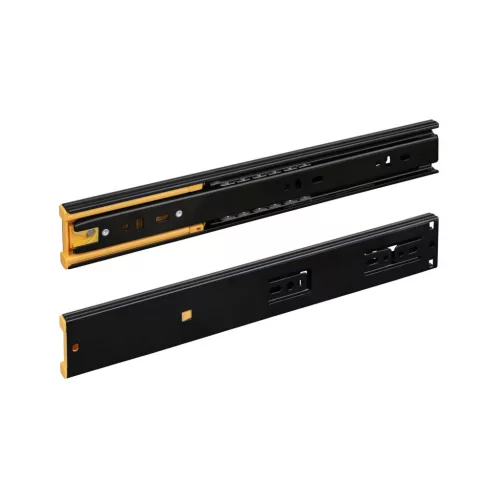 Teljes kihúzású csillapítással 300 mm teherbírás 35 kg fekete 1 pár