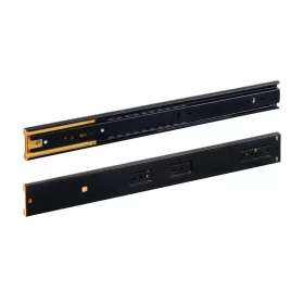   Teljes kihúzású csillapítással 400 mm teherbírás 35 kg fekete 1 pár