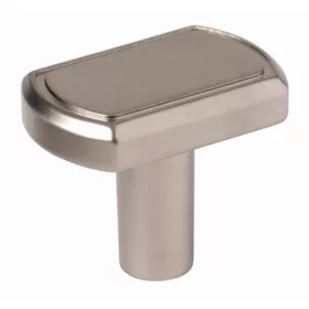 Bútorgomb Wiliam 28x23x18 matt nikkel