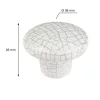 Bútorgomb töredék átmérő 38mm repedt porcelán