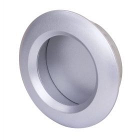 Bútor fogantyú átmérő 40/51mm műanyag ezüst