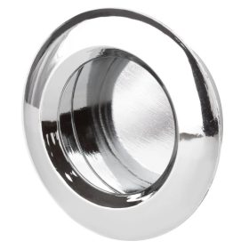 Bútorfogantyú átmérője 40/51 mm műanyag króm