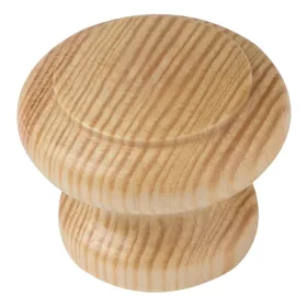 Novona bútorgomb átmérő 35mm lakkozott fenyő 10 db