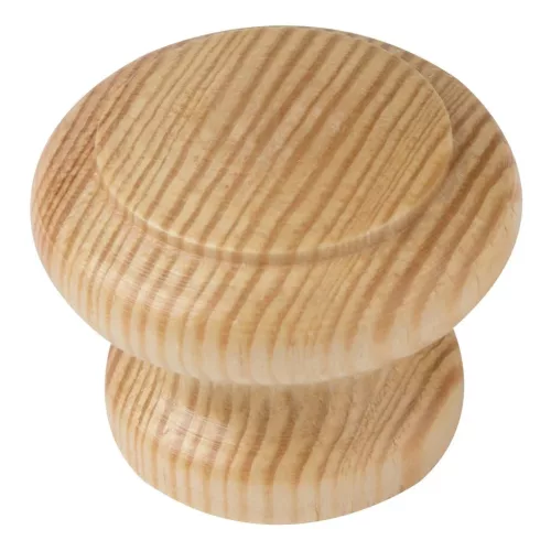 Novona bútorgomb átmérő 35mm lakkozott fenyő 10 db