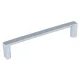 Bútor fogantyú 128 mm-es távolság műanyag ezüst 5 db