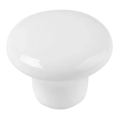 Bútorgomb átmérője 32 mm fehér porcelán