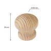 Lara bútorgomb átmérő 29mm natúr fenyő