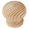Lara bútorgomb átmérő 39mm natúr fenyő