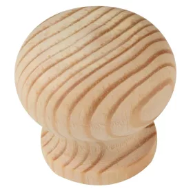 Lara bútorgomb átmérő 39mm natúr fenyő