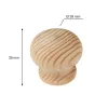 Lara bútorgomb átmérő 39mm natúr fenyő