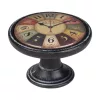 Bútorgomb Óra átmérő 37mm fekete rozsda