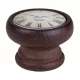 Bútorgomb Óra átmérő 40mm diófa