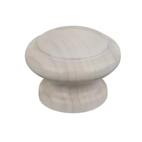 Bútorgomb Lea átmérője 39mm lakkozott fehérfenyő FSC