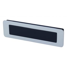 Tolóajtó kilincs Murcia 160mm matt króm+fekete