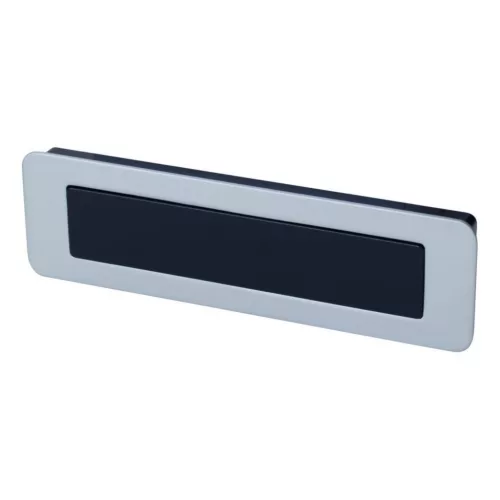 Tolóajtó kilincs Murcia 160mm matt króm+fekete