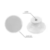 Bútorgomb Seol átmérője 40mm műanyag fehér