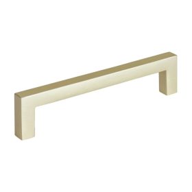   Prisma bútorfogantyú 128 mm-es tengelytávolság alumínium szálcsiszolt sárgaréz