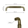 Bútor fogantyú Grave tengelytávolság 128 mm alumínium antik bronz