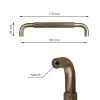 Bútor fogantyú Grave tengelytávolság 160 mm alumínium antik bronz