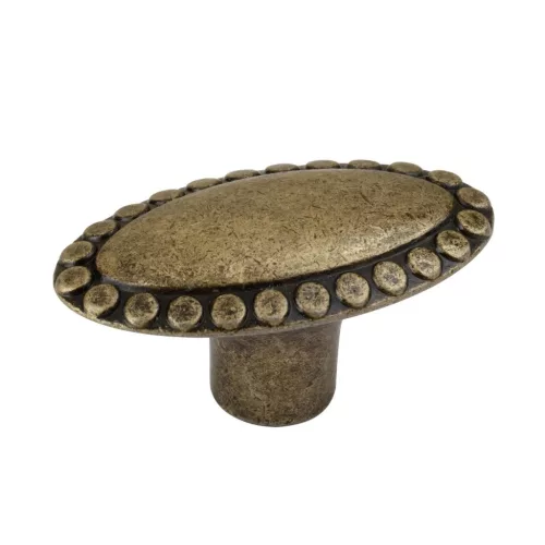 Bútorgomb Tarent antik sárgaréz