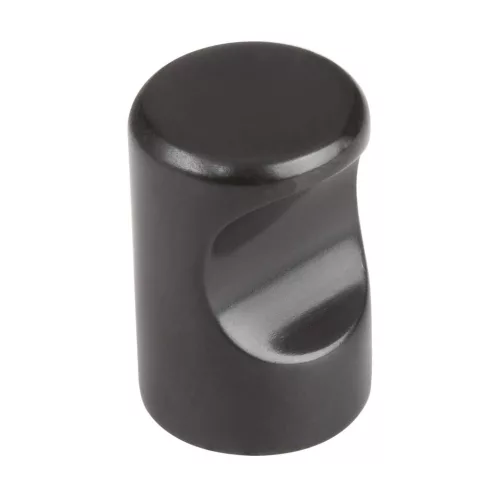 Venlo bútorgomb 15 mm átmérőjű fekete színű