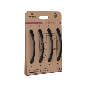   Gitka bútorfogantyú-készlet 96 mm-es távolság matt fekete 4 db.