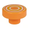 Bútorgomb-készlet narancssárga gyűrűk átmérő 40 mm 4 db