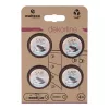 Bútorgomb-készlet Cafe 40 mm átmérőjű diófa 4 db