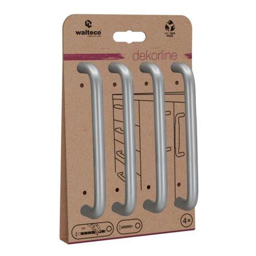 Dieren bútorgomb-garnitúra 30 mm átmérőjű eloxált alumínium fekete 4 db