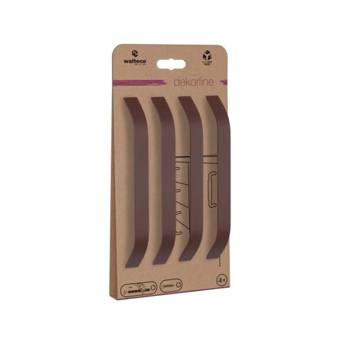 Lugano bútorfogantyú-garnitúra tengelytávolság 160 mm matt bordó 4 db.