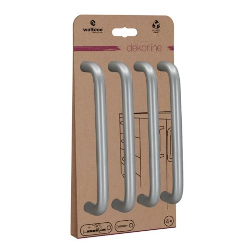 Gissi bútorfogantyú-garnitúra tengelytávolság 160 mm matt króm 4 db.