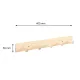Ruhatartó 400x50mm 5 akasztóval fenyő